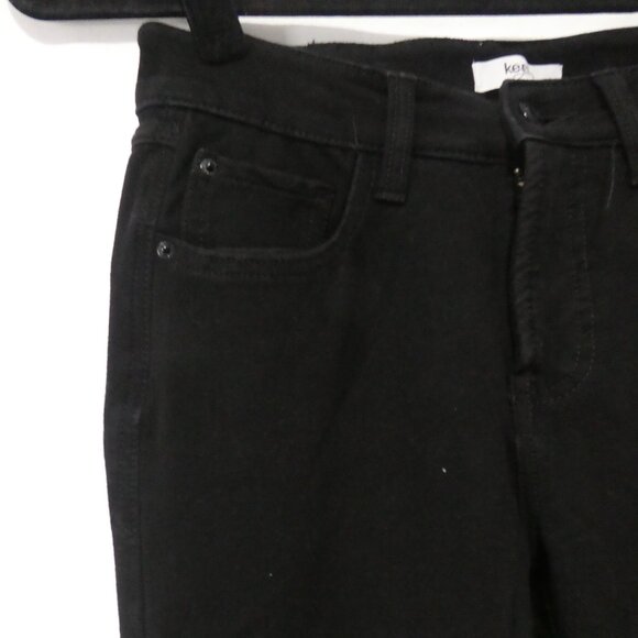 KENSIE JEANS | size 4 | Soft Black Classic Slim Fit Jeans - Picture 3 of 16